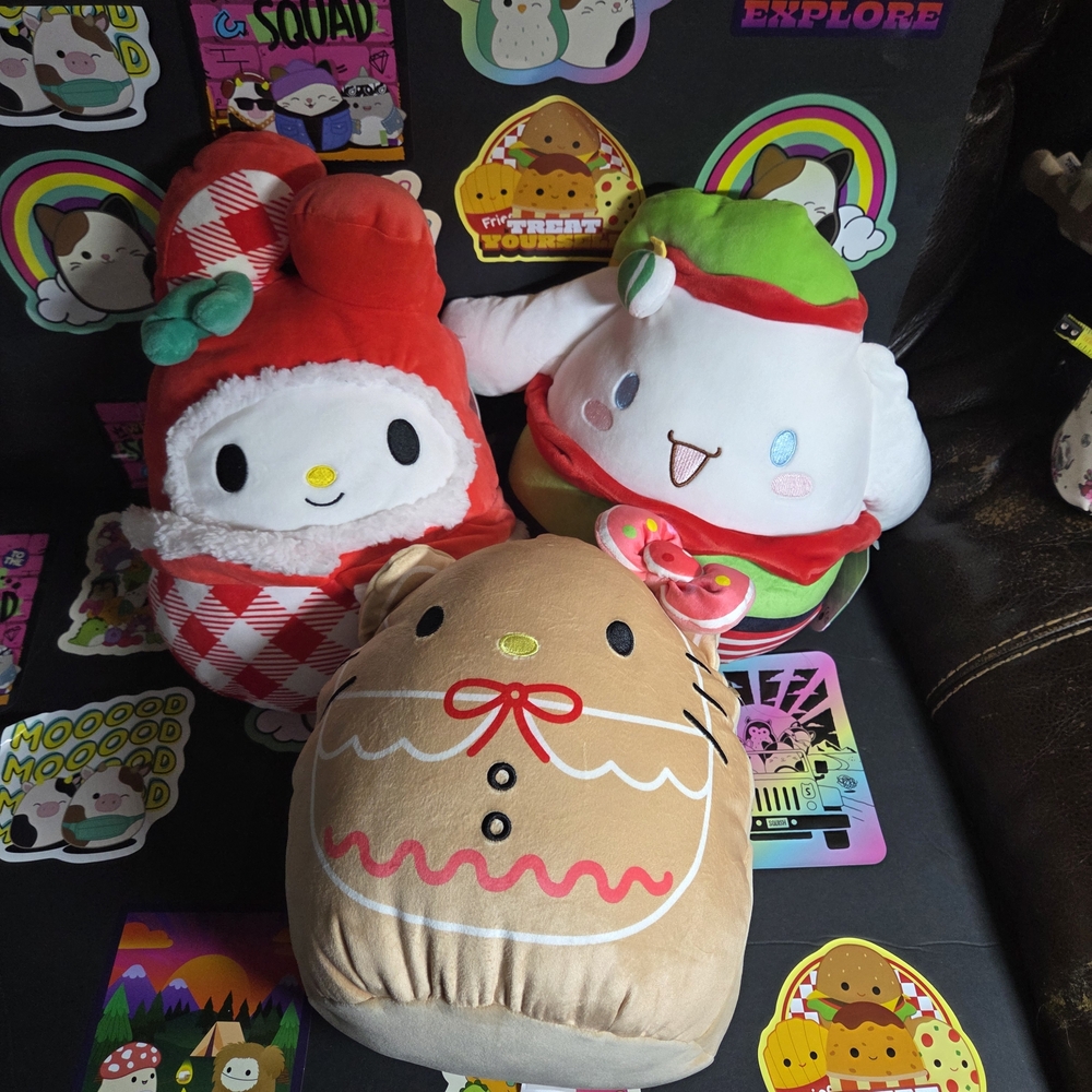 Squishmallows 10" Hello Kitty & Friends Sanrio Holiday Squad 2023. Brand New.